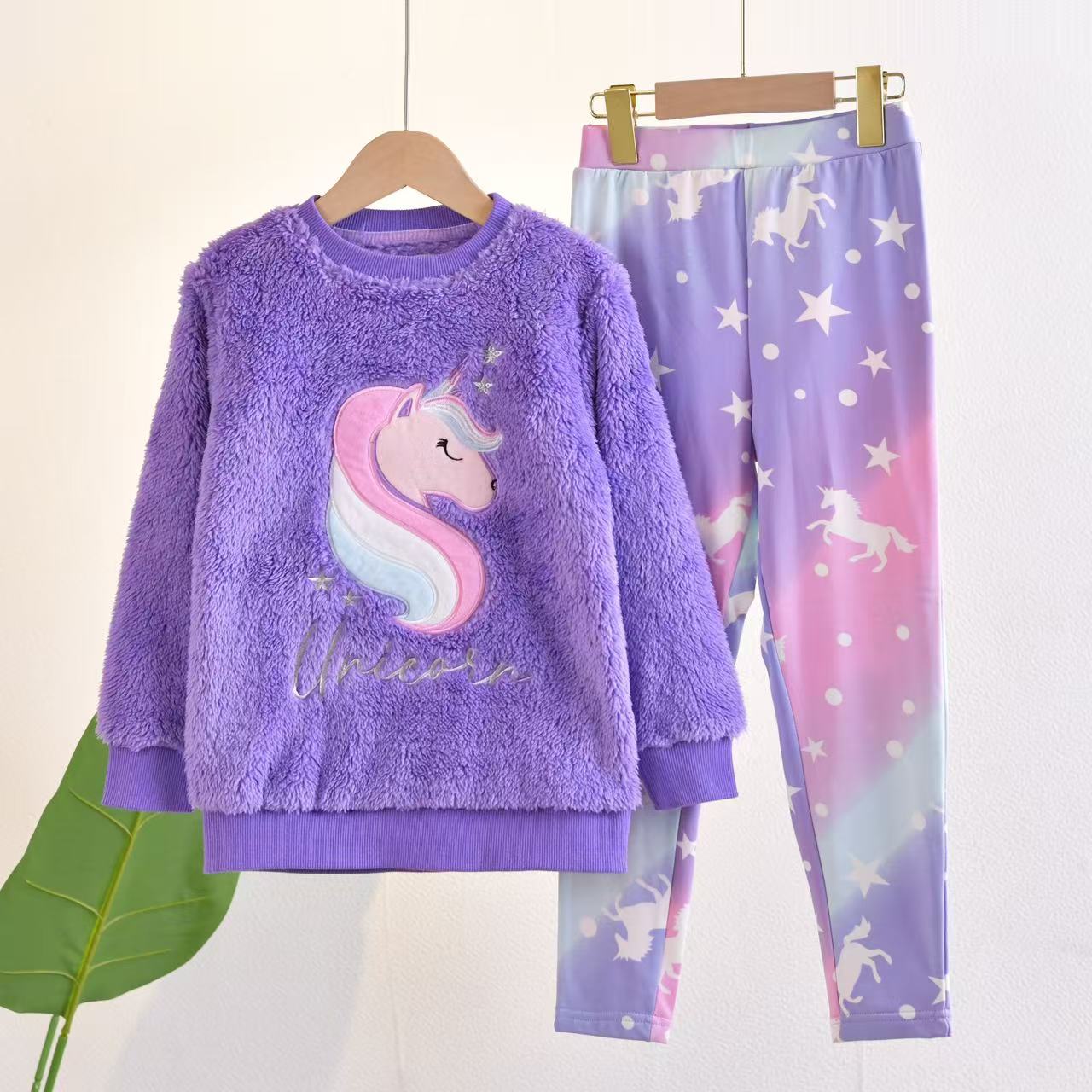 kids fleece pajamas (2) polarowa piżama dziecięca (2)