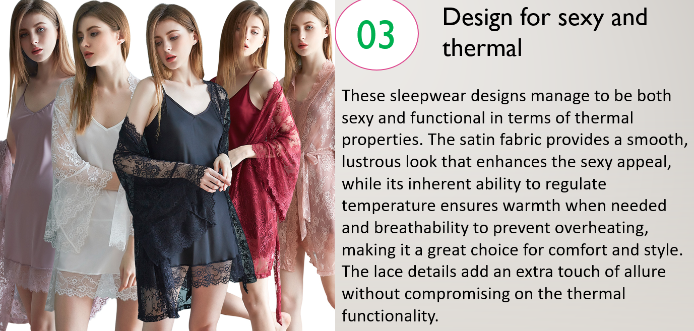 Satynowa piżama damska jedwabista