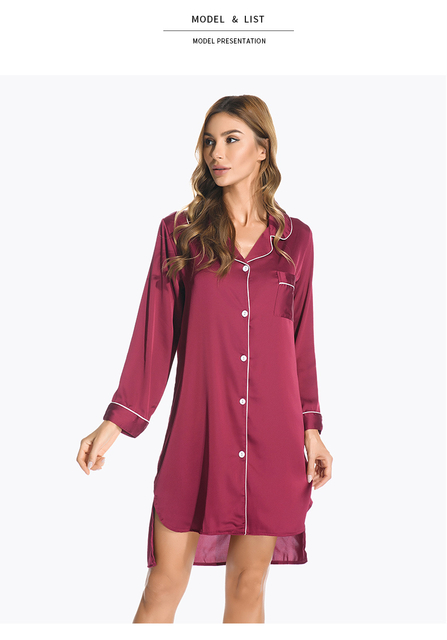 Poliestrowa seksowna i elegancka satynowa piżama damska Jedwabiście miękka bielizna nocna, dobra na bieliznę 