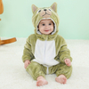 Premium zwierzęcy flanelowy koralowy komplet piżam Sherpa, polar Kigurumi dla dzieci i maluchów ciepły, przytulny i zabawny stylowy Cosplay 
