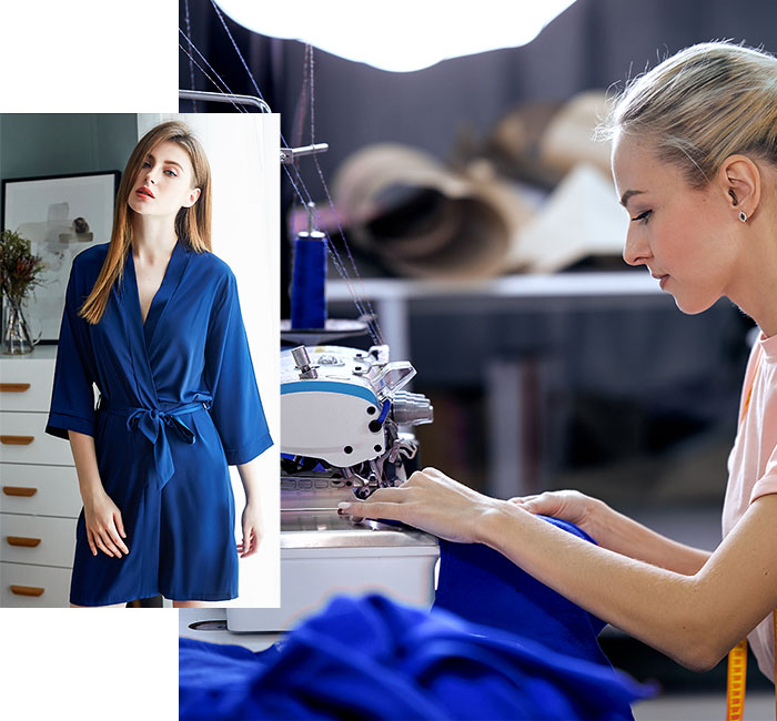 Komplet piżamy z miękkiej bawełny