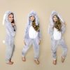 Pełny sezon dziecięcy i dorosły polarowy unisex piżama Kigurumi Cartoon halloween i boże narodzenie Cosplay bielizna nocna kostium zwierzęcy Onesie 
