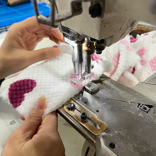 Obszar kontroli jakości piżamy